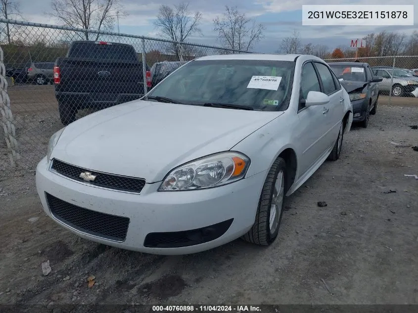 2014 Chevrolet Impala Limited Ltz VIN: 2G1WC5E32E1151878 Lot: 40760898