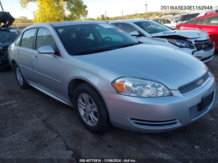 2014 Chevrolet Impala Limited Ls VIN: 2G1WA5E30E1162948 Lot: 40770816