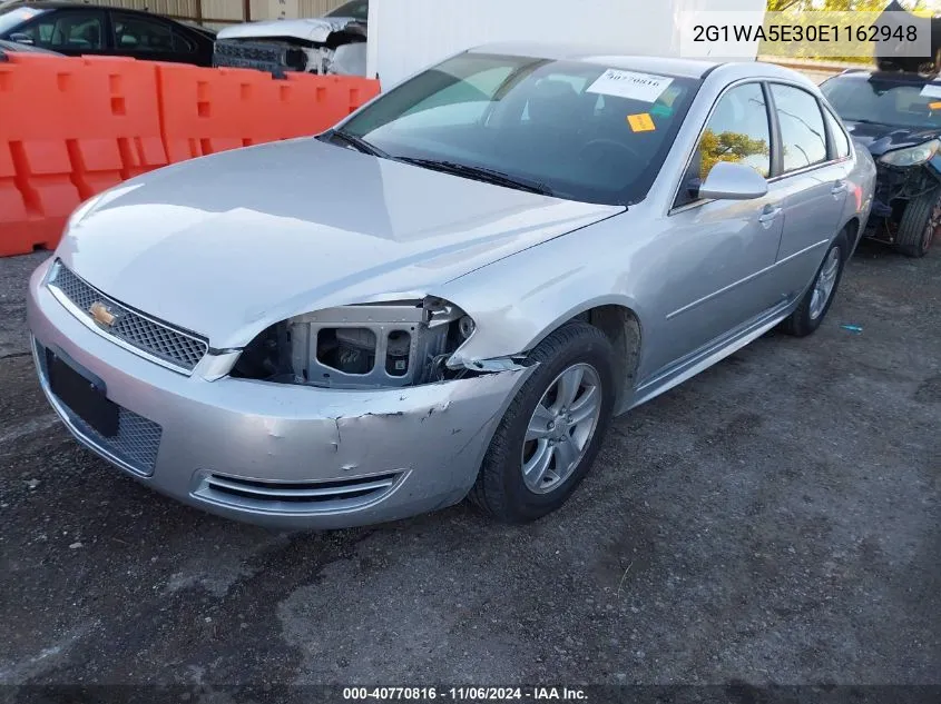 2014 Chevrolet Impala Limited Ls VIN: 2G1WA5E30E1162948 Lot: 40770816