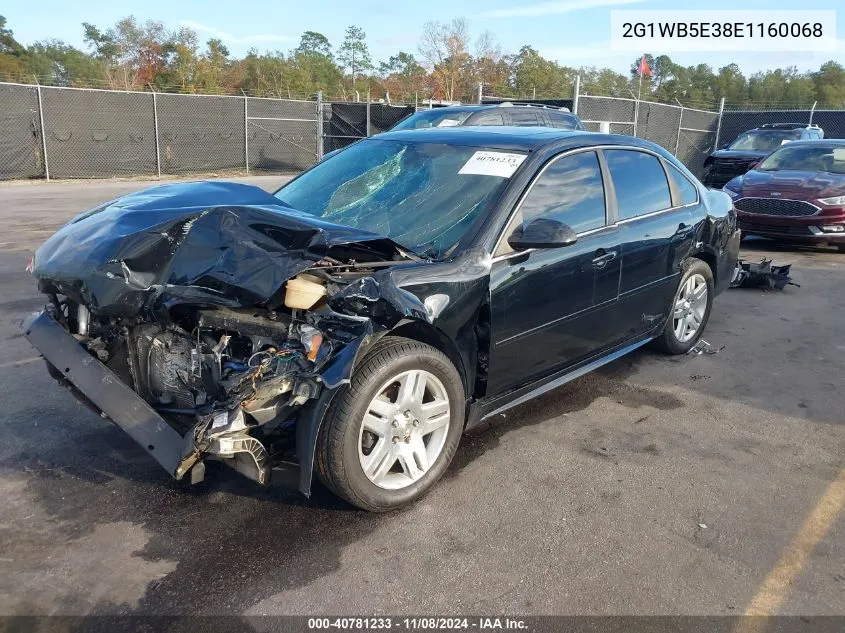 2014 Chevrolet Impala Limited Lt VIN: 2G1WB5E38E1160068 Lot: 40781233