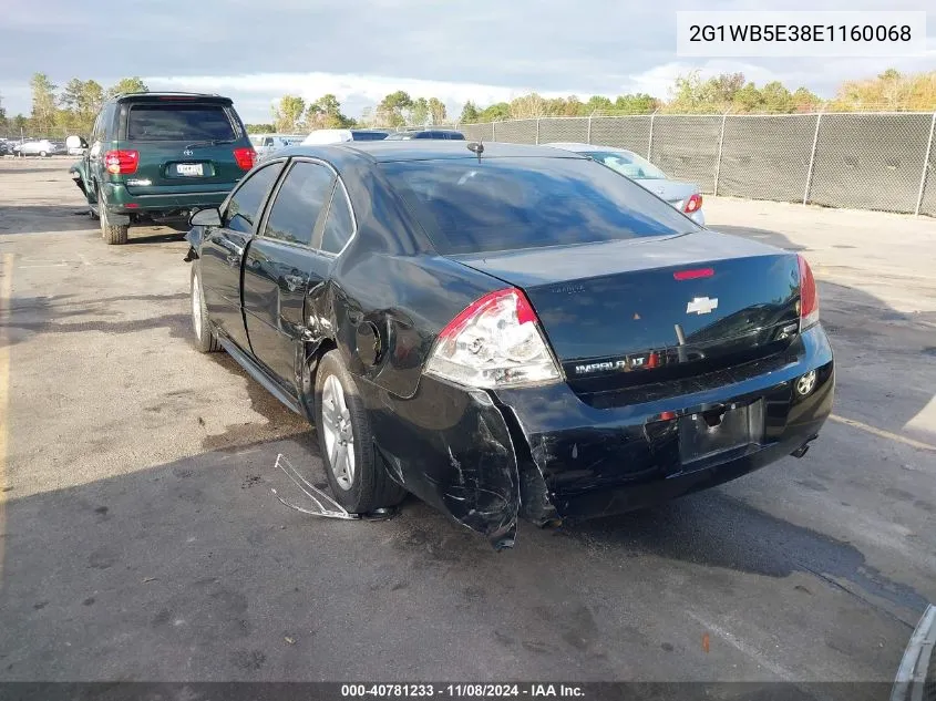 2014 Chevrolet Impala Limited Lt VIN: 2G1WB5E38E1160068 Lot: 40781233