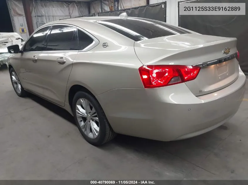 2014 Chevrolet Impala 2Lt VIN: 2G1125S33E9162889 Lot: 40790069