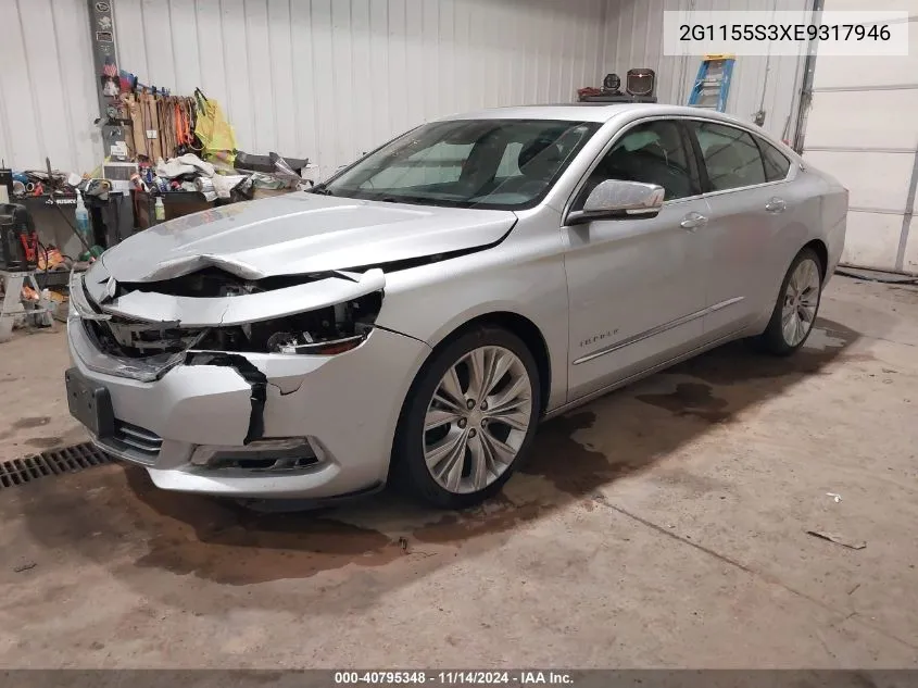 2014 Chevrolet Impala 2Lz VIN: 2G1155S3XE9317946 Lot: 40795348