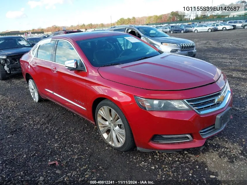 2014 Chevrolet Impala Ltz VIN: 1G1155S39EU142687 Lot: 40812241