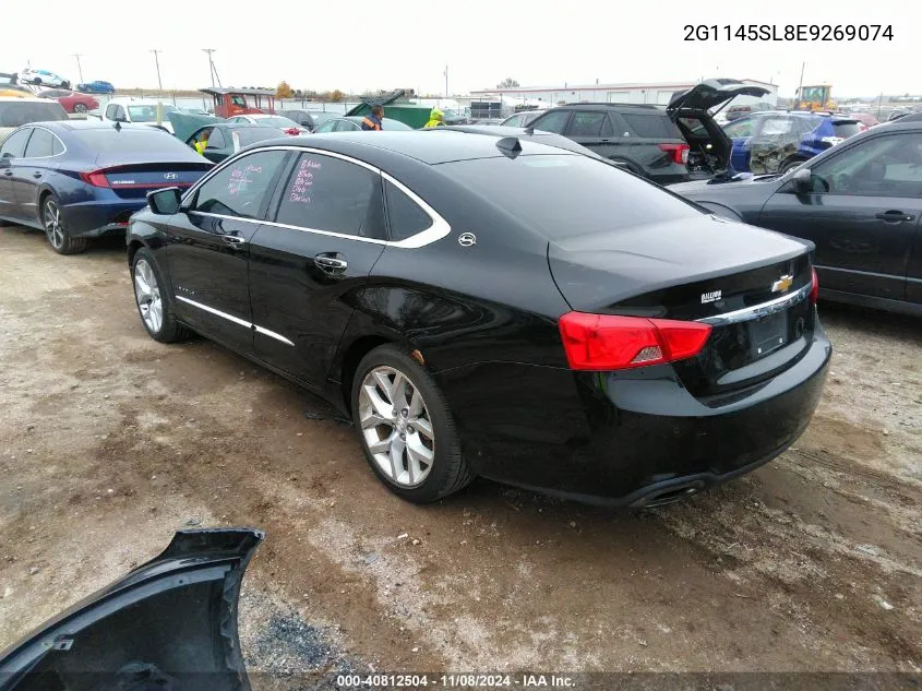 2014 Chevrolet Impala 1Lz VIN: 2G1145SL8E9269074 Lot: 40812504