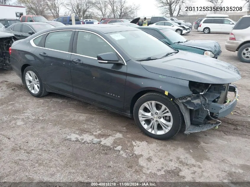 2014 Chevrolet Impala 2Lt VIN: 2G1125S35E9135208 Lot: 40818218