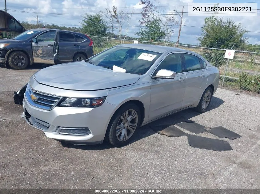 2014 Chevrolet Impala 2Lt VIN: 2G1125S30E9302221 Lot: 40822962