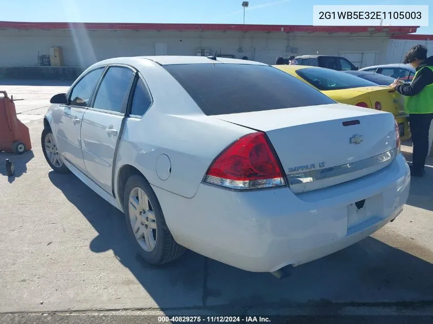 2014 Chevrolet Impala Limited Lt VIN: 2G1WB5E32E1105003 Lot: 40829275