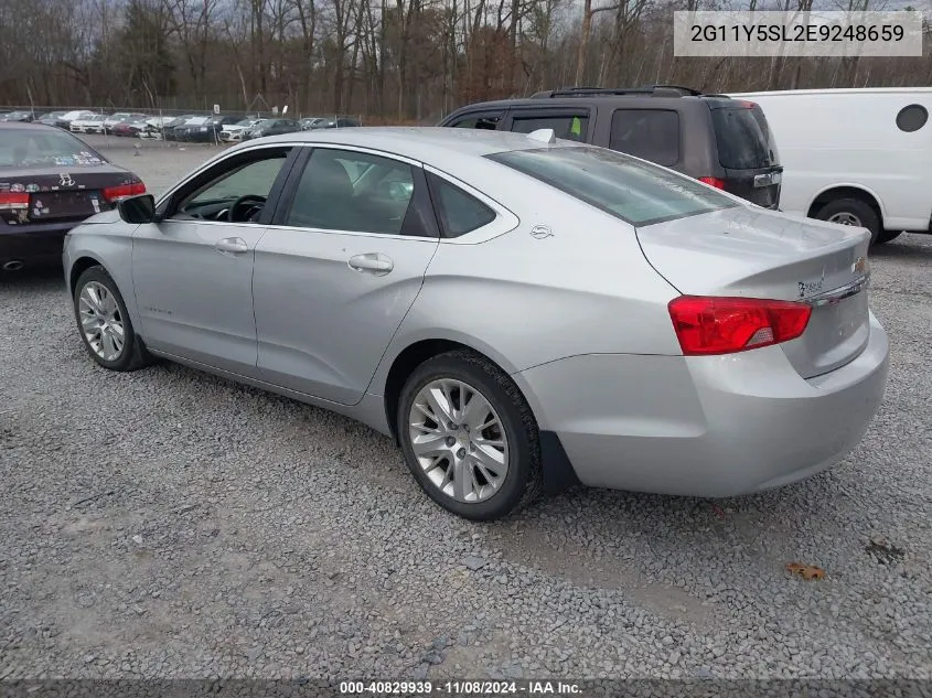 2014 Chevrolet Impala 1Ls VIN: 2G11Y5SL2E9248659 Lot: 40829939