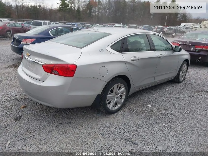 2014 Chevrolet Impala 1Ls VIN: 2G11Y5SL2E9248659 Lot: 40829939