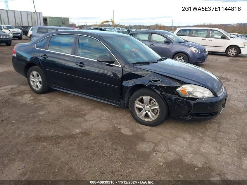 2G1WA5E37E1144818 2014 Chevrolet Impala Limited Ls