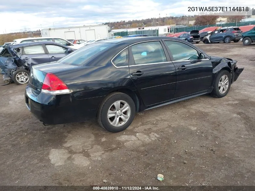 2G1WA5E37E1144818 2014 Chevrolet Impala Limited Ls