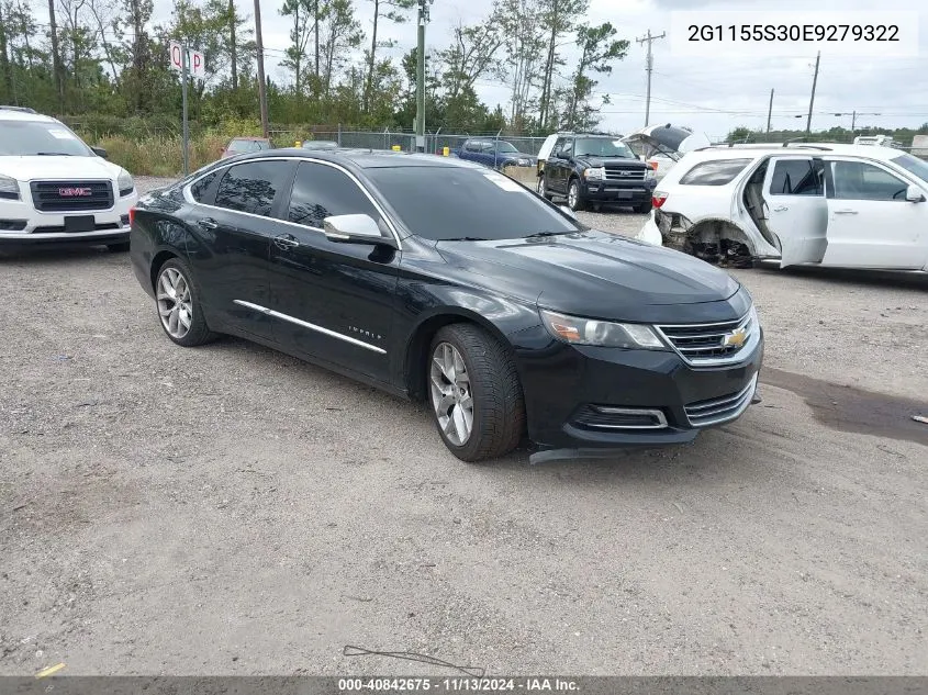 2014 Chevrolet Impala 2Lz VIN: 2G1155S30E9279322 Lot: 40842675