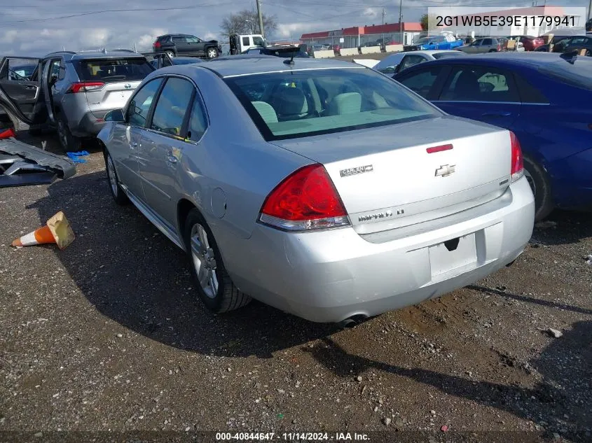 2014 Chevrolet Impala Limited Lt VIN: 2G1WB5E39E1179941 Lot: 40844647