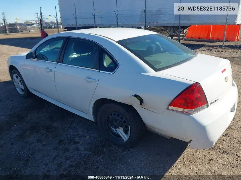 2014 Chevrolet Impala Limited Police VIN: 2G1WD5E32E1185736 Lot: 40865849