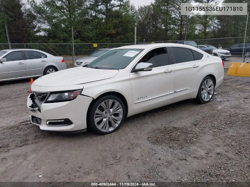 2014 Chevrolet Impala 2Lz VIN: 1G1155S36EU171810 Lot: 40902444