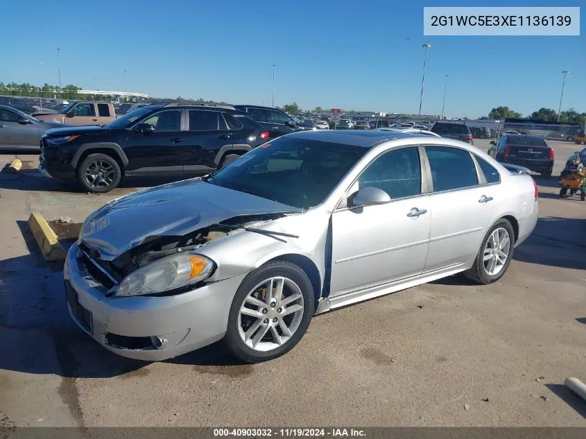 2014 Chevrolet Impala Limited Ltz VIN: 2G1WC5E3XE1136139 Lot: 40903032