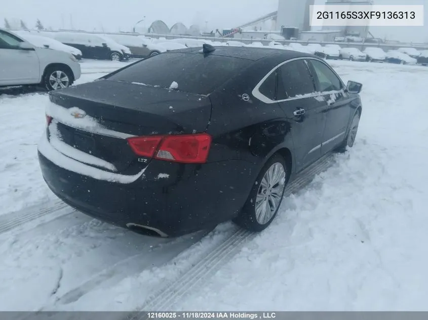 2015 Chevrolet Impala VIN: 2G1165S3XF9136313 Lot: 12160025