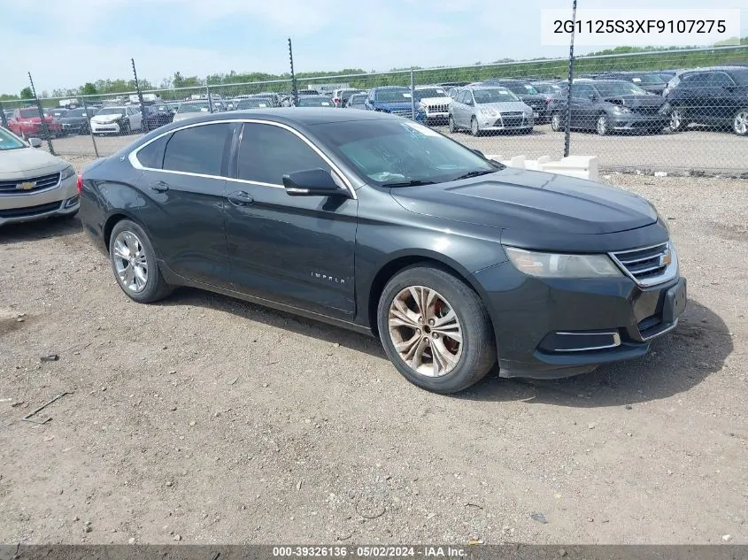 2G1125S3XF9107275 2015 Chevrolet Impala 2Lt