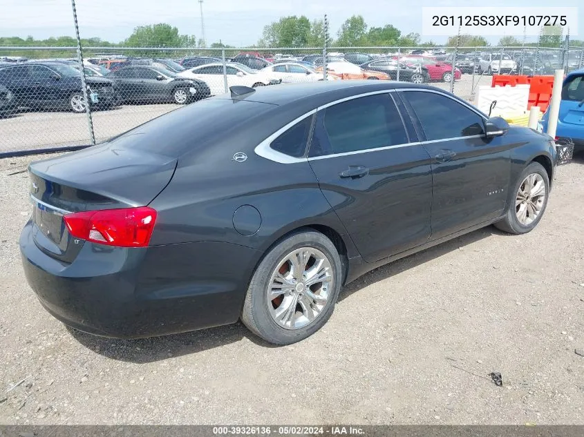 2G1125S3XF9107275 2015 Chevrolet Impala 2Lt