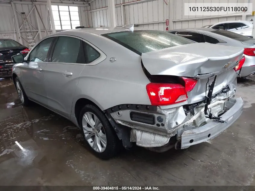 1G1125S30FU118000 2015 Chevrolet Impala 2Lt