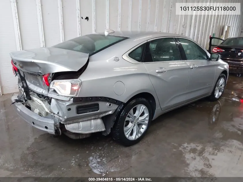 1G1125S30FU118000 2015 Chevrolet Impala 2Lt