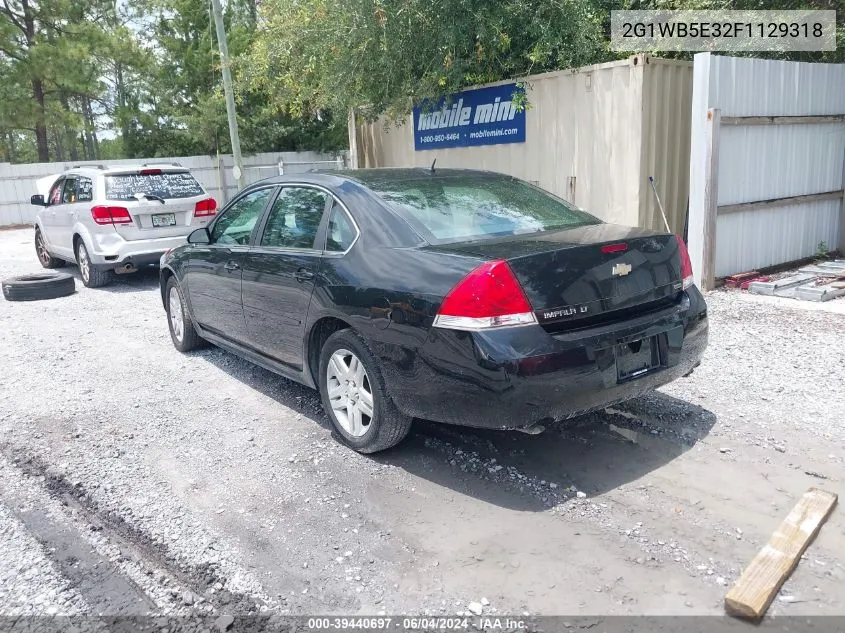 2015 Chevrolet Impala Limited Lt VIN: 2G1WB5E32F1129318 Lot: 39440697