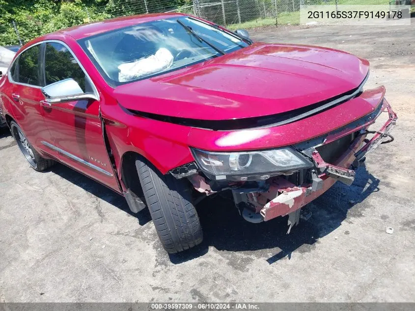 2G1165S37F9149178 2015 Chevrolet Impala 2Lz