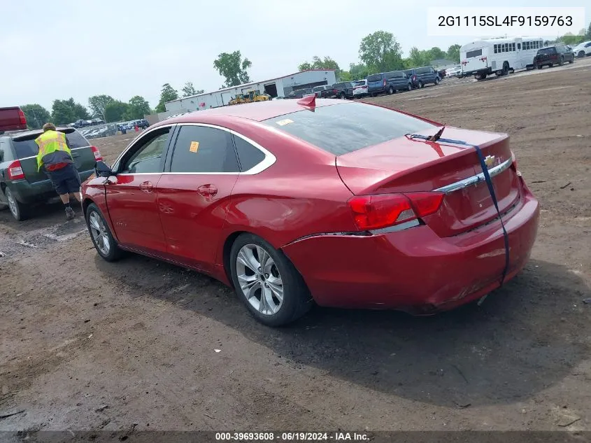 2G1115SL4F9159763 2015 Chevrolet Impala 1Lt