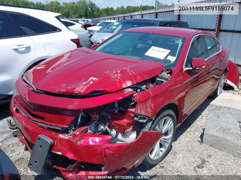 2G1115SL5F9155074 2015 Chevrolet Impala 1Lt