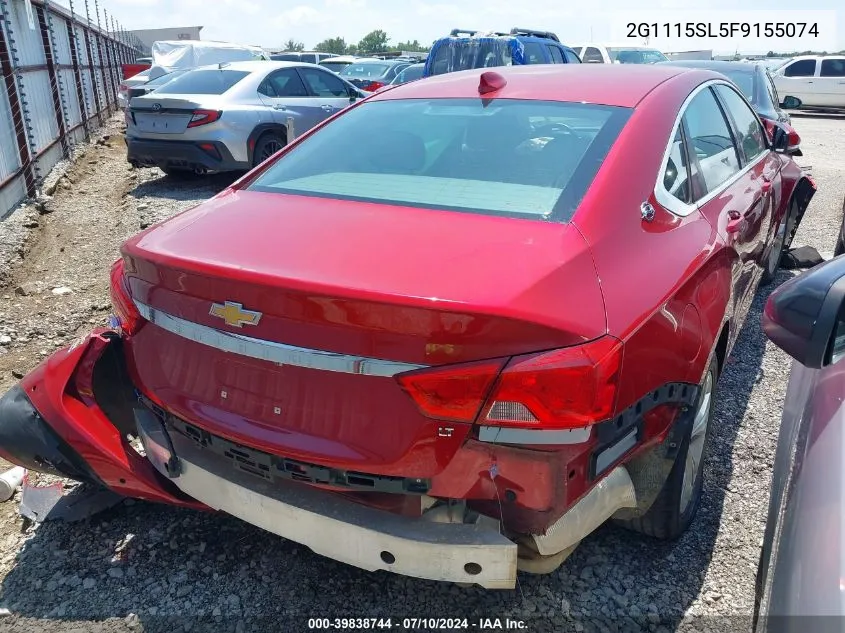 2G1115SL5F9155074 2015 Chevrolet Impala 1Lt