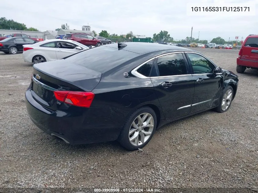 1G1165S31FU125171 2015 Chevrolet Impala 2Lz