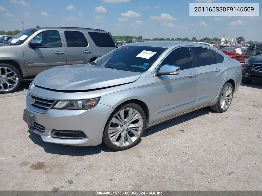 2015 Chevrolet Impala 2Lz VIN: 2G1165S30F9146509 Lot: 40021573