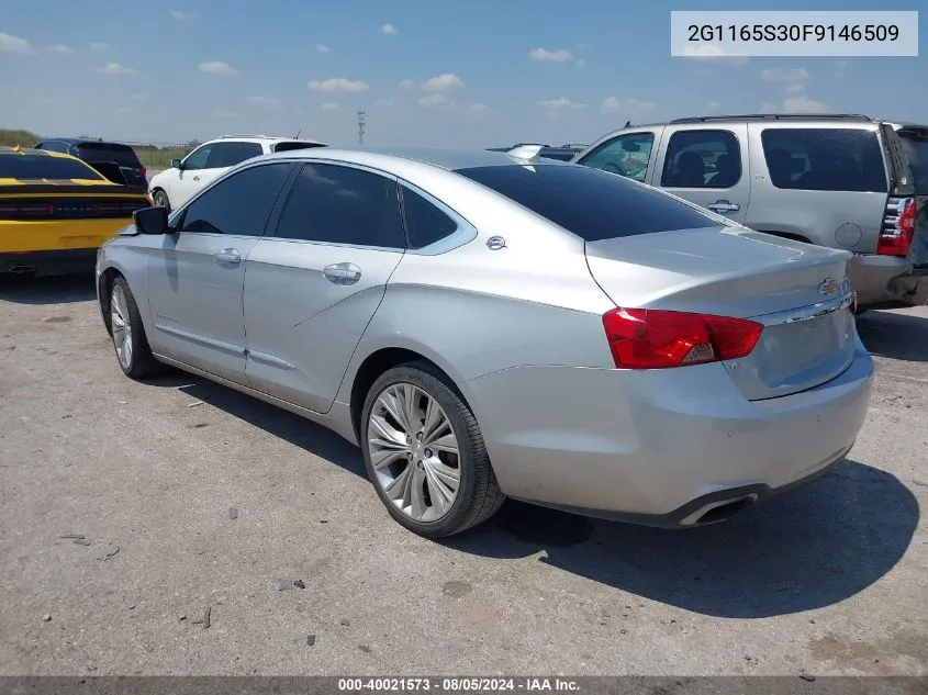 2015 Chevrolet Impala 2Lz VIN: 2G1165S30F9146509 Lot: 40021573