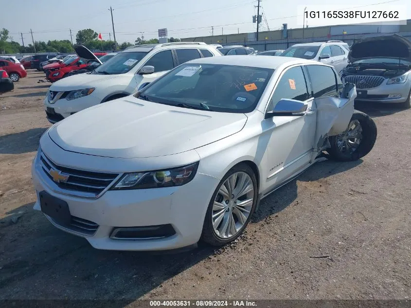 2015 Chevrolet Impala 2Lz VIN: 1G1165S38FU127662 Lot: 40053631