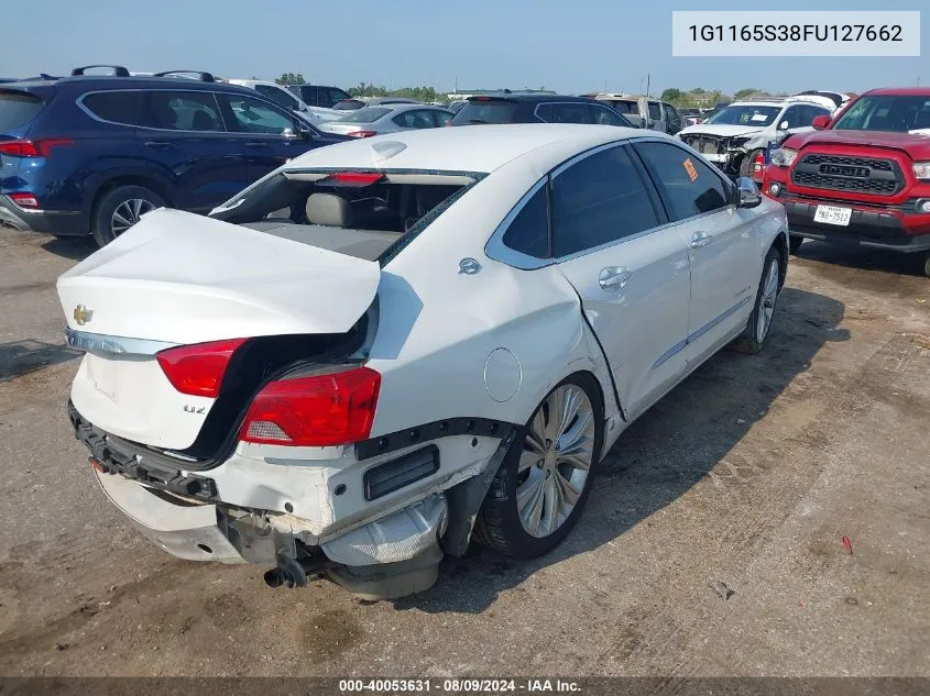 1G1165S38FU127662 2015 Chevrolet Impala 2Lz