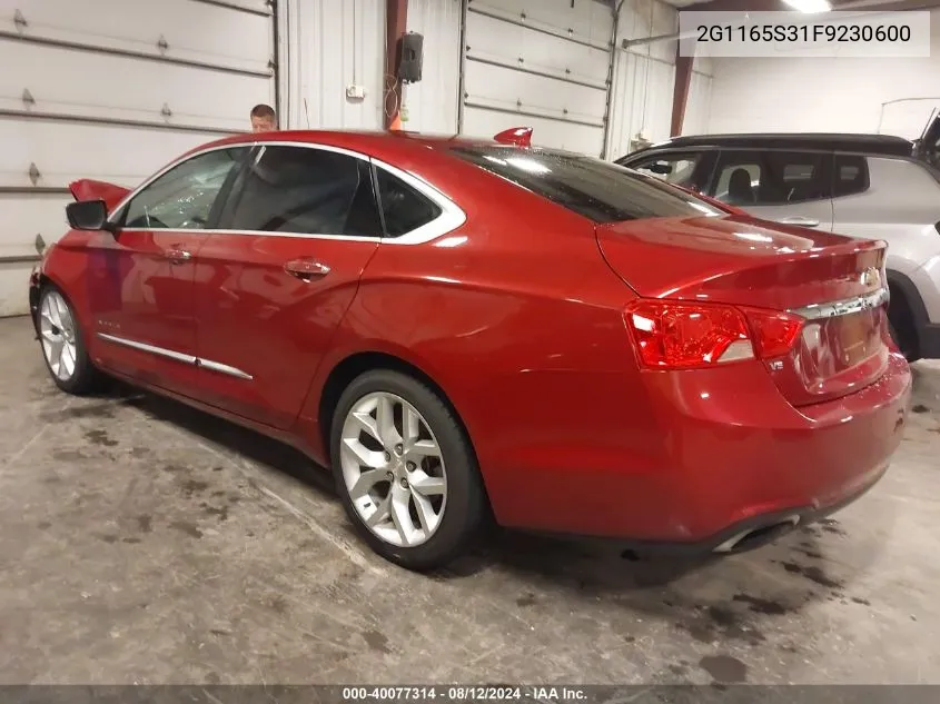 2G1165S31F9230600 2015 Chevrolet Impala 2Lz