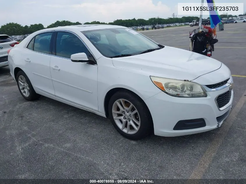 1G11X5SL3FF235703 2015 Chevrolet Impala 1Lt