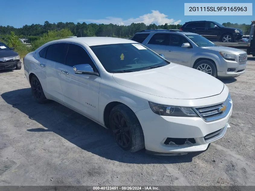 2G1115SL9F9165963 2015 Chevrolet Impala 1Lt