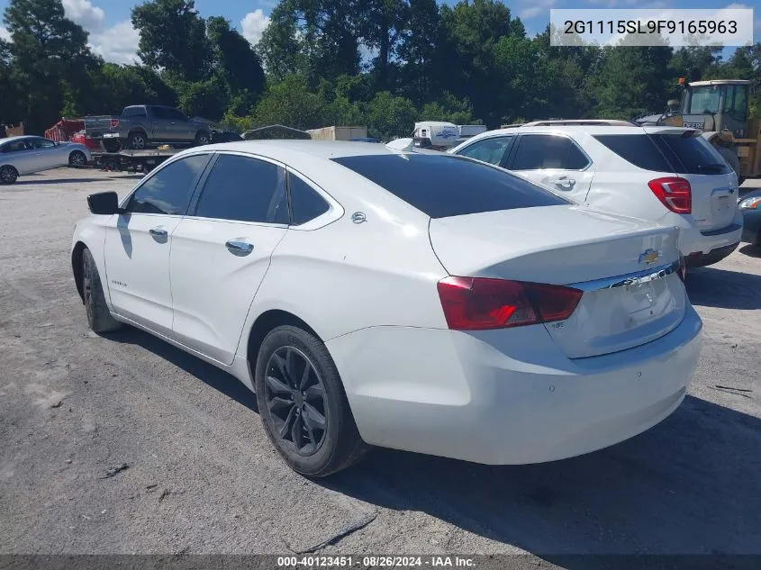 2G1115SL9F9165963 2015 Chevrolet Impala 1Lt