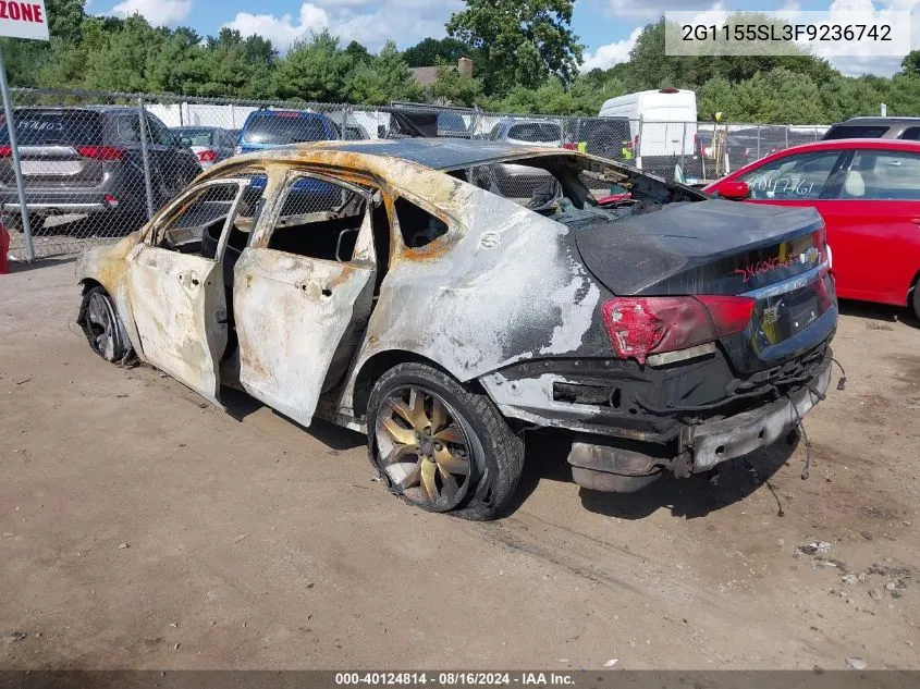 2G1155SL3F9236742 2015 Chevrolet Impala 1Lz