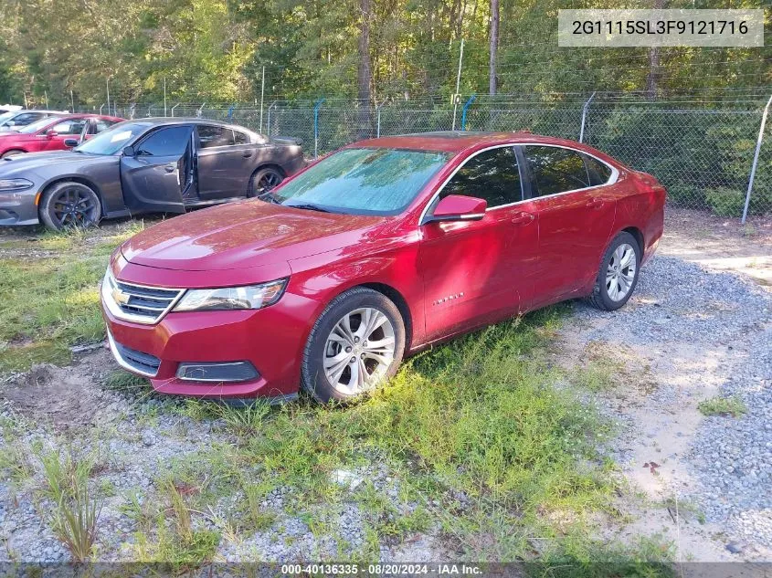 2G1115SL3F9121716 2015 Chevrolet Impala 1Lt