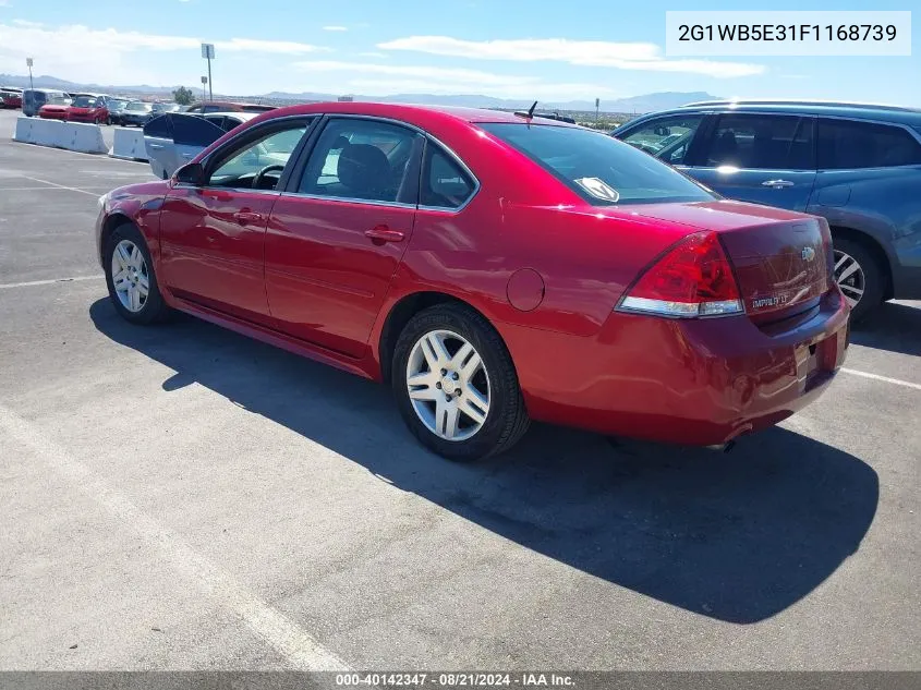 2015 Chevrolet Impala Limited Lt VIN: 2G1WB5E31F1168739 Lot: 40142347