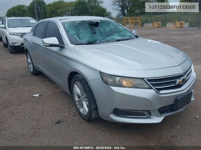 1G1125S38FU113305 2015 Chevrolet Impala Lt