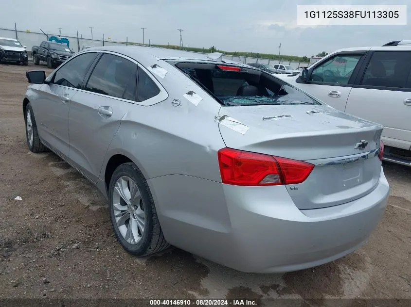 1G1125S38FU113305 2015 Chevrolet Impala Lt