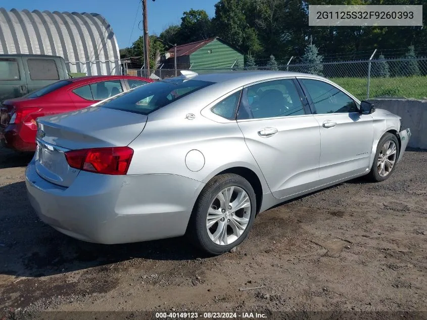 2G1125S32F9260393 2015 Chevrolet Impala 2Lt