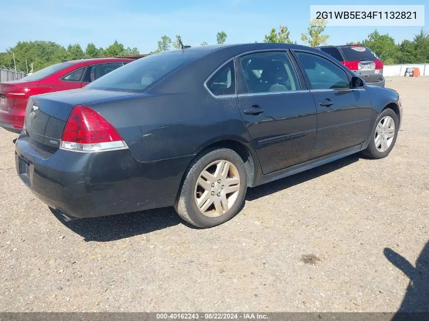 2015 Chevrolet Impala Limited Lt VIN: 2G1WB5E34F1132821 Lot: 40162243