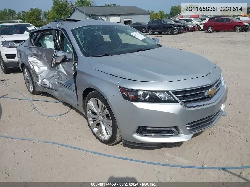 2015 Chevrolet Impala 2Lz VIN: 2G1165S36F9231614 Lot: 40174459