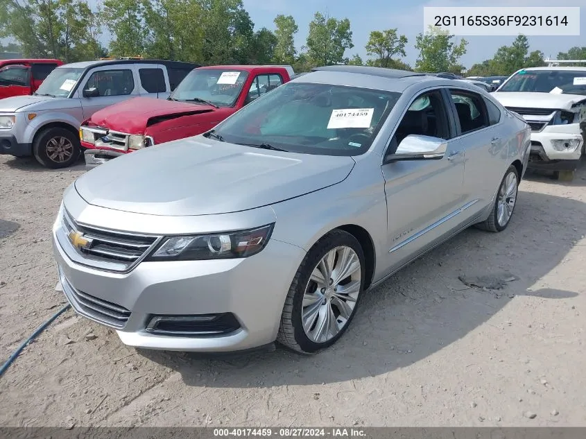 2015 Chevrolet Impala 2Lz VIN: 2G1165S36F9231614 Lot: 40174459