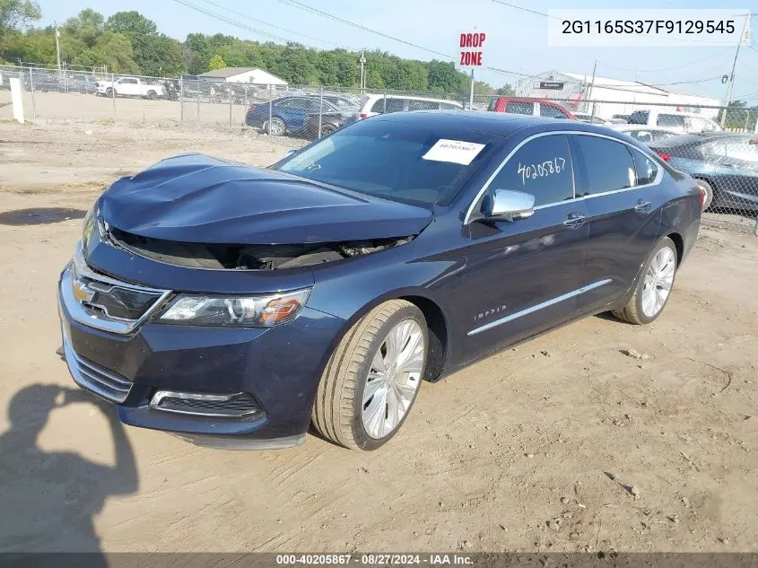 2015 Chevrolet Impala 2Lz VIN: 2G1165S37F9129545 Lot: 40205867